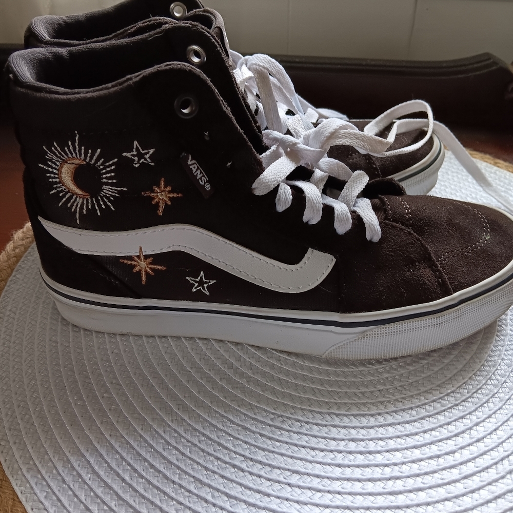 Vans High-Tops with Cosmic Design
